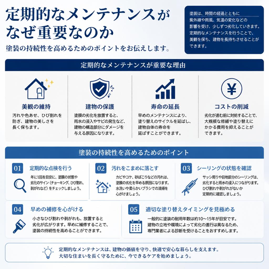 メンテナンスの必要性