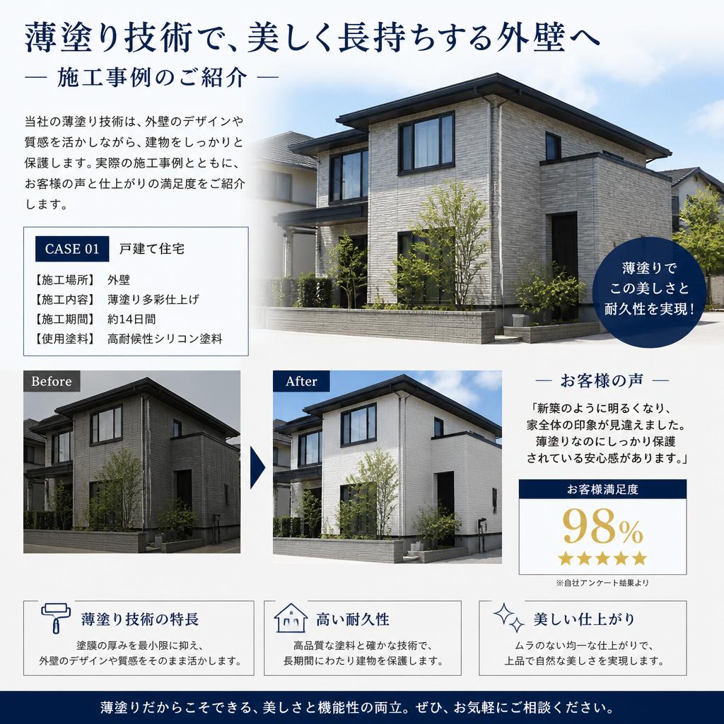 施工事例で見る成功例