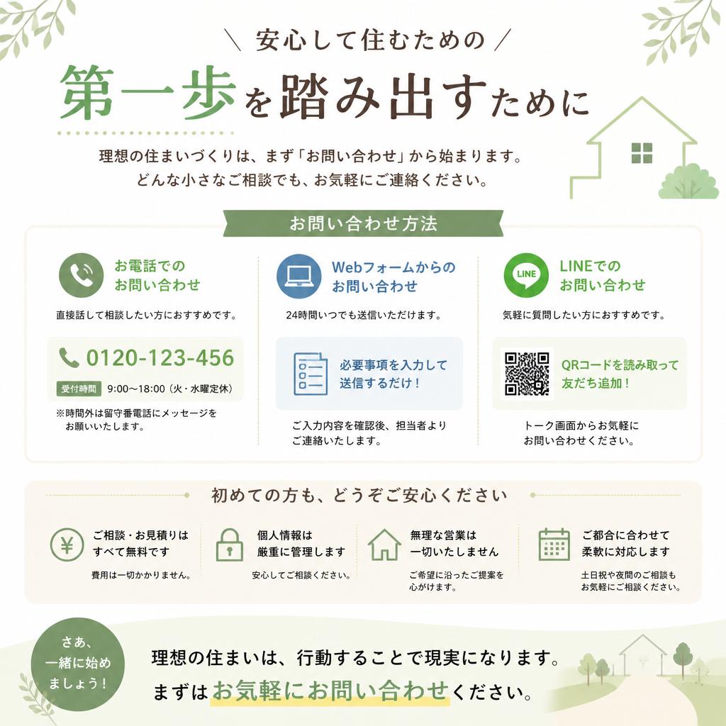 今すぐお問い合わせを！