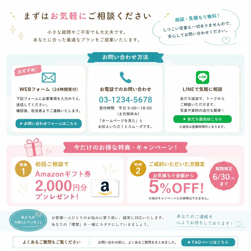 7. お問い合わせから始まる安心の第一歩